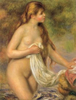 Pierre Auguste Renoir : Bather with Long Hair